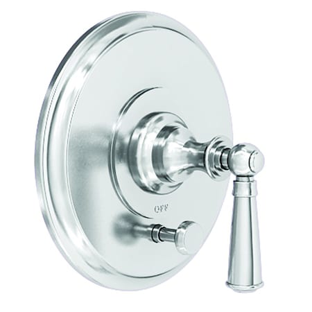 Newport Brass Balanced Tub & Shower Diverter Plate With Handle in Satin Gold (Pvd) 5-2452BP-24S